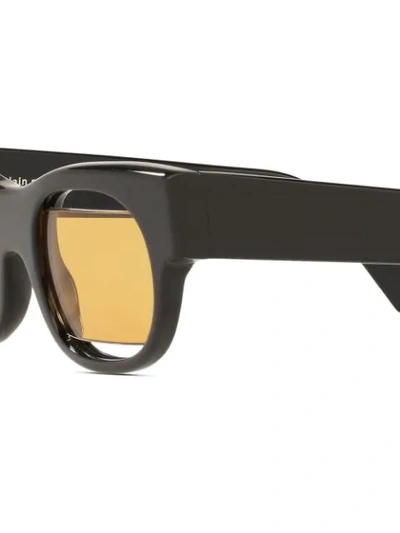 Shop Alain Mikli X Jeremy Scott Round-frame Sunglasses In Black