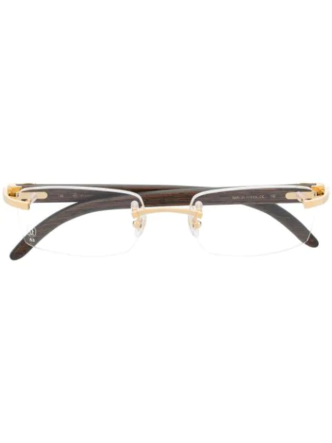Cartier Ibiza Square-frame Glasses In 