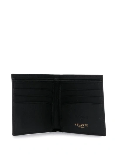 Shop Manokhi Logo-plaque Leather Wallet In Black
