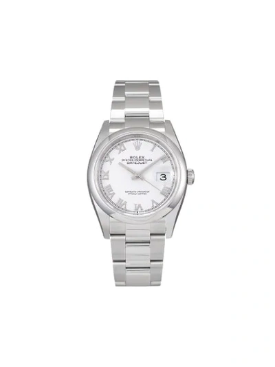 Shop Rolex 2020 Unworn Oyster Perpetual Datejust 36mm In White