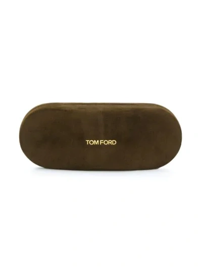 Shop Tom Ford Oversized Sunglasses In Brown