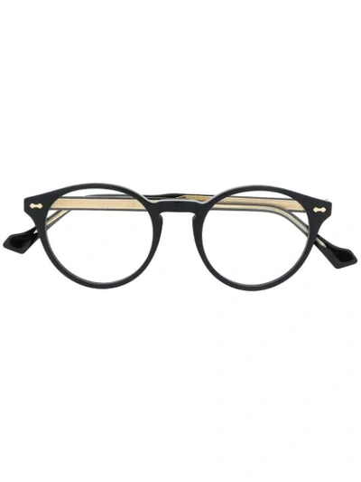 Shop Gucci Pantos-frame Glasses In Black