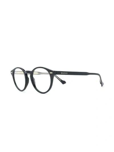 Shop Gucci Pantos-frame Glasses In Black