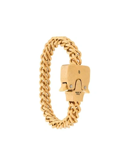Shop Alyx Chain Link Buckle Bracelet In Gold
