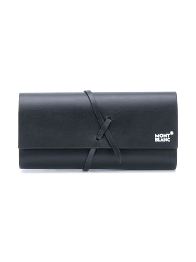 Montblanc Established Oval Frame Glasses In Gold