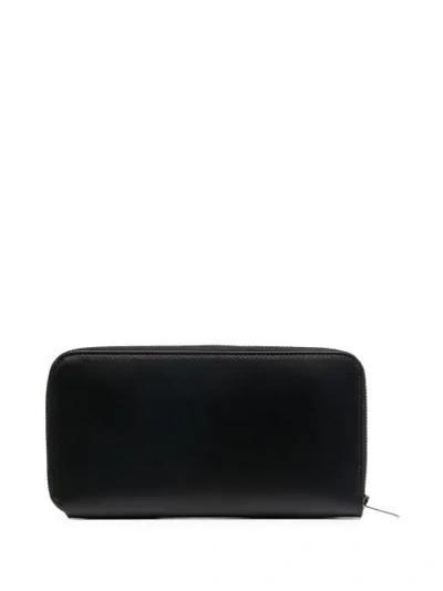 Shop Acne Studios Fluorite S Continental Zip Wallet In Black