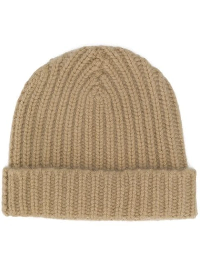 Shop Warm-me Alex Cashmere Beanie Hat In Neutrals