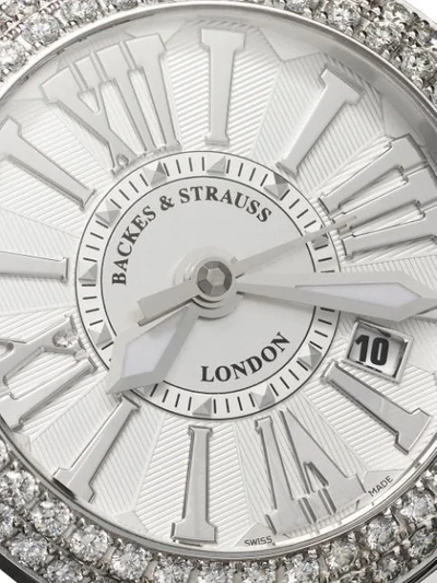 Shop Backes & Strauss Piccadilly Steel 40mm In White