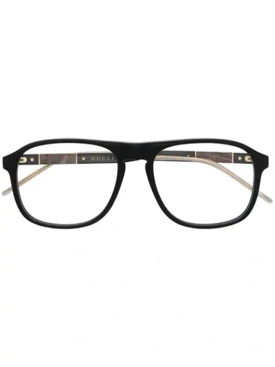 Gucci Square-frame Glasses In Black
