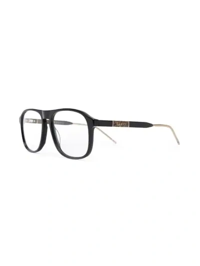 Gucci Square-frame Glasses In Black