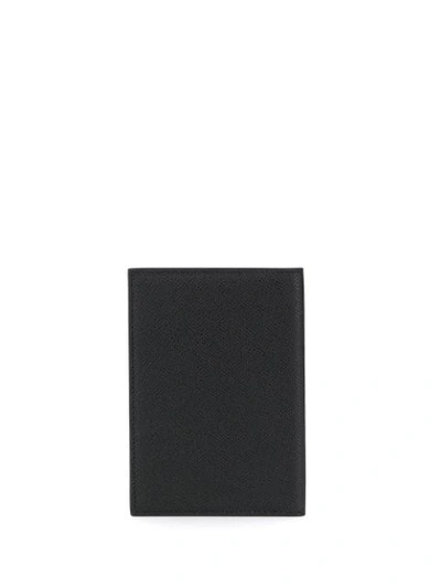Shop Manokhi X Velante Passport Holder In Black