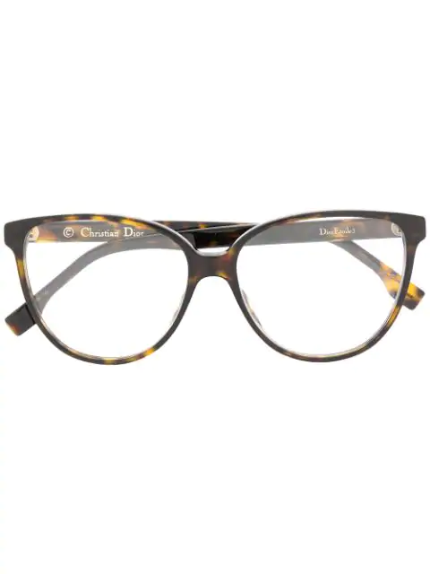 dior round frame glasses