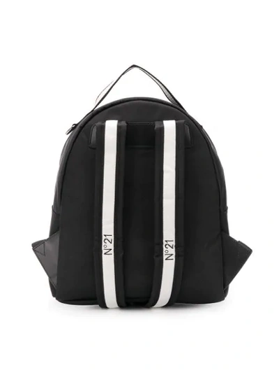 Shop N°21 Logo Print Backpack In Black