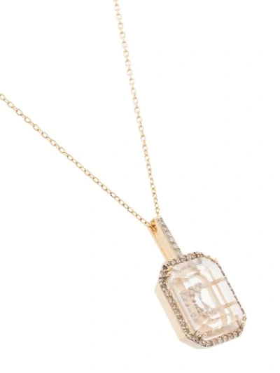 Mateo 14k Yellow Gold F-initial Diamond Necklace In Gold