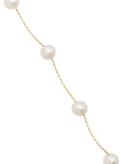 Shop Anissa Kermiche 14kt Yellow Gold Pearl Necklace In D'ore