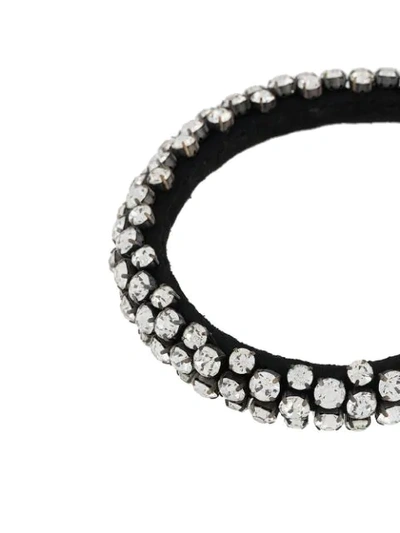 Shop Isabel Marant Crystal-embellished Choker Necklace In Black
