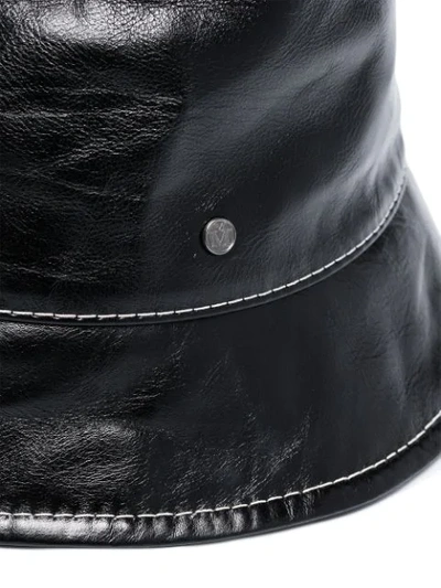 Shop Maison Michel Souna Bucket Hat In Black