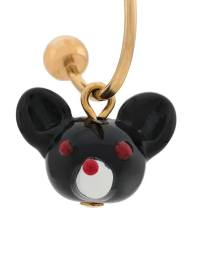 Shop Marni Chinese New Year 2020 Rat Earrings In Black