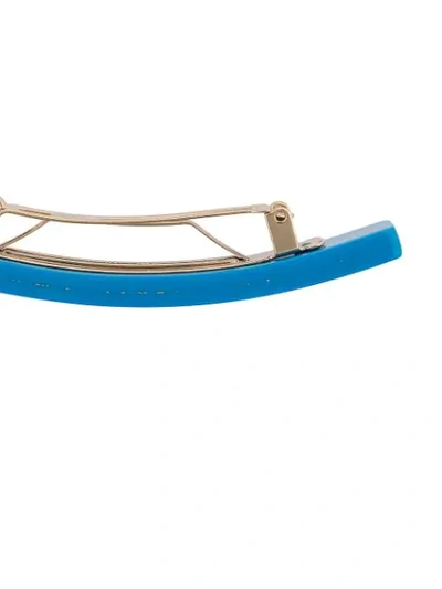 Shop Marc Jacobs The Barrette Hair Clip In Blue