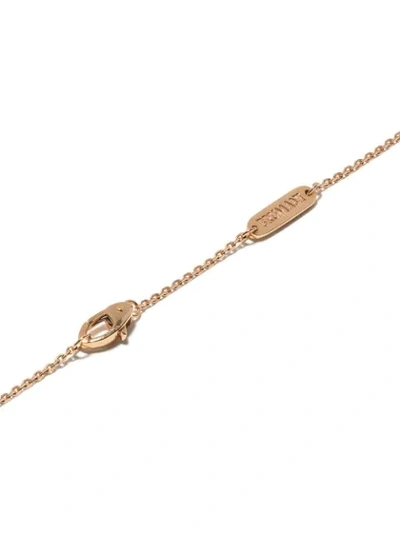 Shop Brumani 18kt Rose Gold Baobá Diamond And Gemstone Pendant Necklace In Rose Gold And Green Gemstone