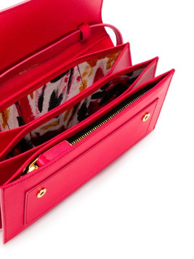 Shop Marni Bellows Crossbody Wallet In Red