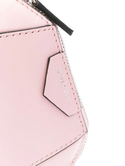 Shop Givenchy Baby Antigona Trapezoid-shaped Bag In Pink