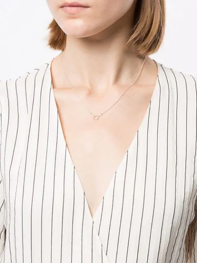 Shop Natalie Marie Dawn Necklace In Silver