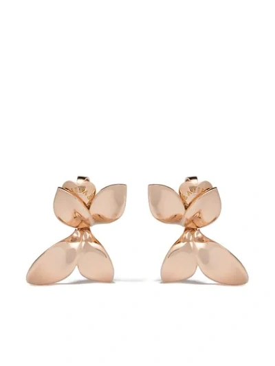 Shop Pasquale Bruni 18kt Rose Gold Giardini Segreti Earrings In Pink