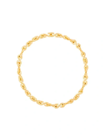 Shop All Blues S-link Chain Necklace In Gold