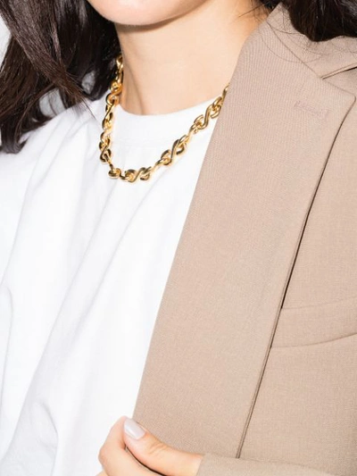Shop All Blues S-link Chain Necklace In Gold