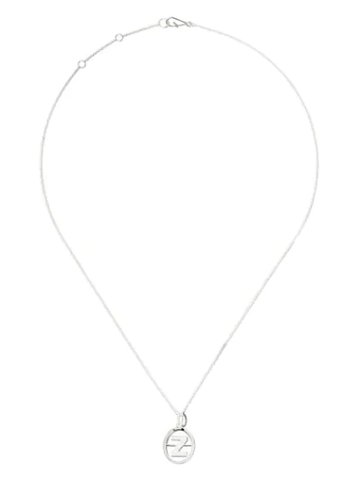 Shop Annoushka 14kt White Gold Diamond Initial Z Necklace In 18ct White Gold