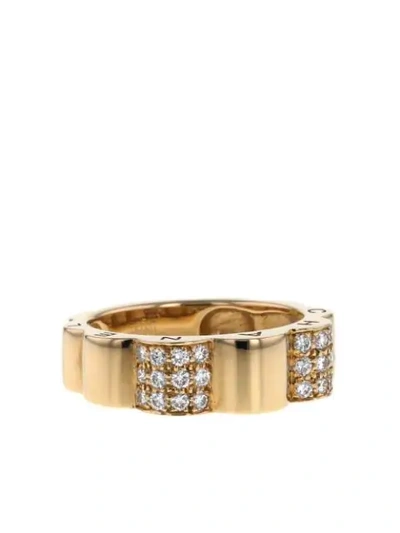 Pre-owned Chanel Profil De Camélia 中号戒指（典藏款） In White,gold