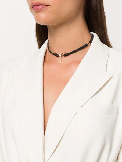 Shop Anapsara Dragonfly Choker In Black