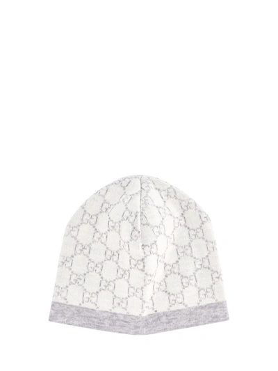 Shop Gucci Kids Beanie For Unisex In Grey