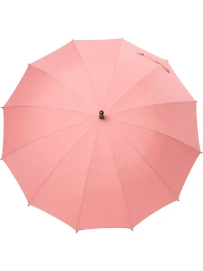 Shop Discord Yohji Yamamoto Weave Structure Umbrella In Pink