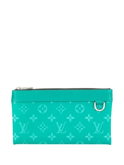 Pre-owned Louis Vuitton 2013s Pochette Discovery Pm Pouch In Blue