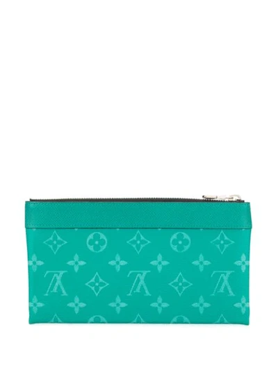 Pre-owned Louis Vuitton 2013s Pochette Discovery Pm Pouch In Blue