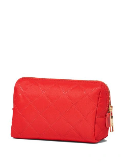 Shop Marc Jacobs Beauty Triangle Pouch Bag In Red
