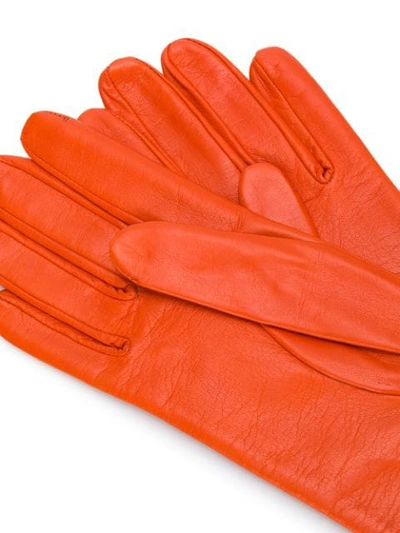 Shop Manokhi Elbow-length Gloves In Orange