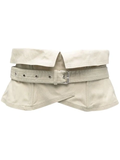 Shop Isabel Marant Étoile Prika Waist Belt In Neutrals