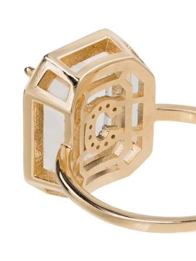 Mateo 14k Yellow Gold C Initial Diamond Ring In Gold