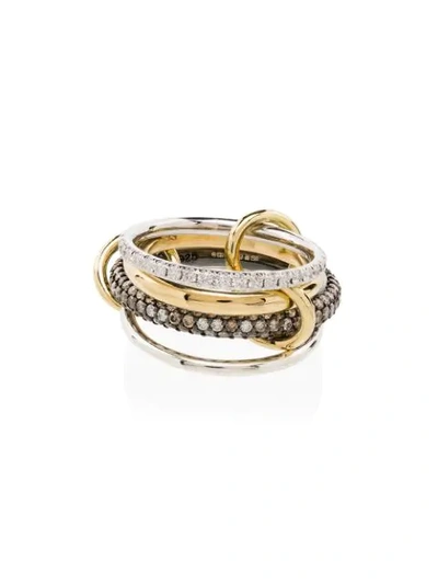 Shop Spinelli Kilcollin Vega 18k Yellow Gold Diamond Ring In Metallic