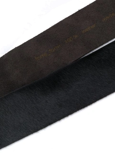 Shop Forte Forte Tie Fastening Waist Belt In Black
