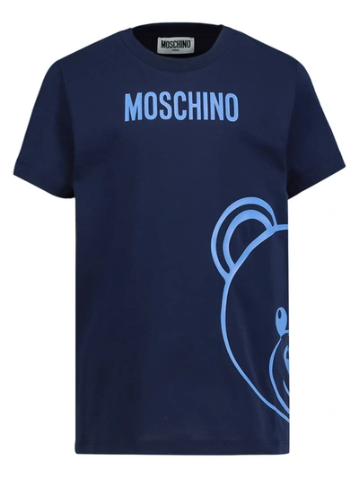 Shop Moschino Kids In Blue
