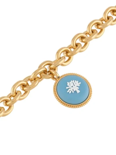 Shop Mulberry Porcelain Tree Bracelet In P644 Gold-blue