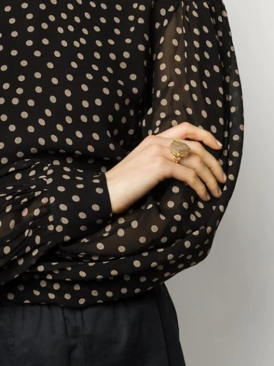 Wouters & Hendrix Rutilated Quartz Ring In Gold
