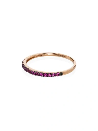 Shop Rosa De La Cruz 18kt Yellow Gold Ruby Ring