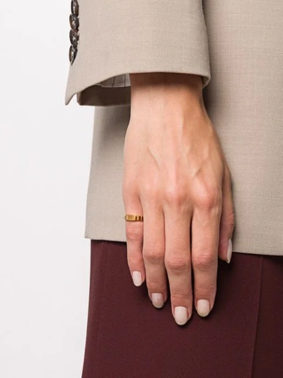 Shop Ivi Skinny Signore Ring In Gold