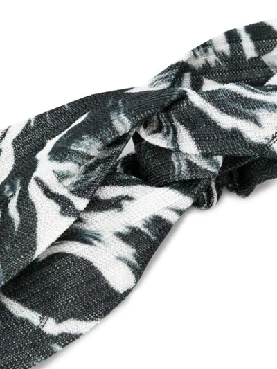 Shop Missoni Embroidered Hair Band In Black