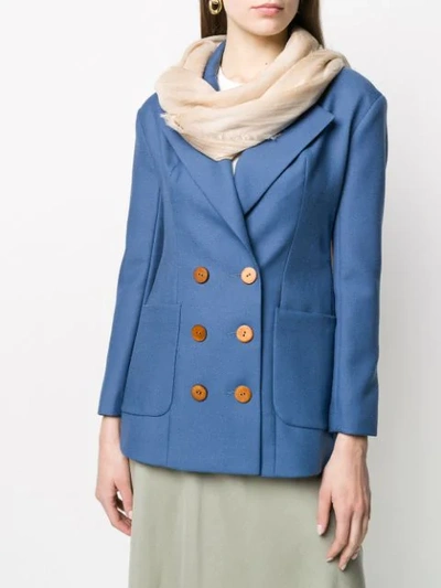 Faliero Sarti Floral Pattern Scarf In Neutrals